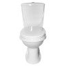 Унитаз-компакт Элисса Оптима Стандарт, с сиденьем, белый (43901130302)
