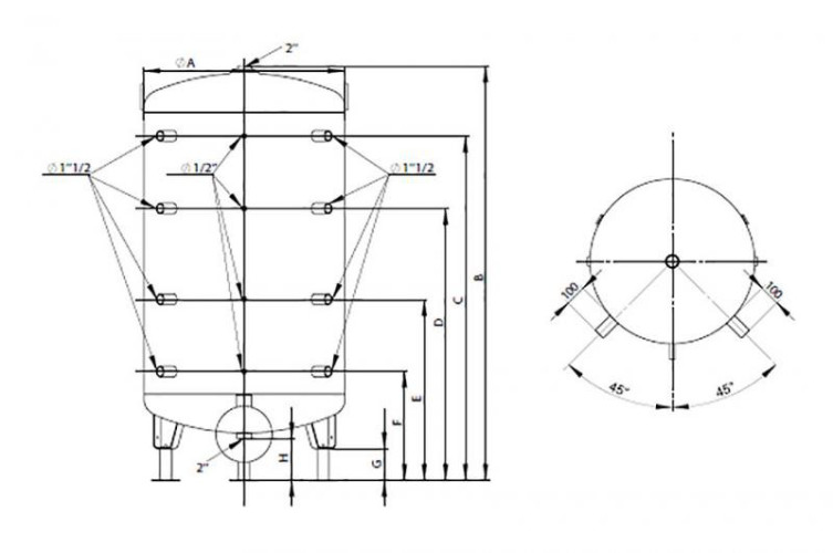 Буферная ёмкость ACV LCA 3000 P