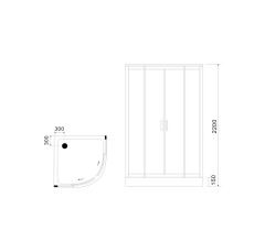 Душевая кабина B&amp;W G5501