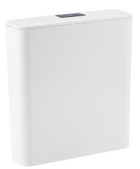 Бачок пластиковый AZARIO 370x120x400 с соединительной трубой, белый (AZ-211)