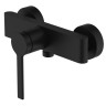 Смеситель для душа Azario VINCENTE с ручным душем, керамический картридж, без излива, черный (AZ-VRZ338326PA)
