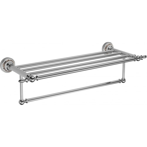 Полка для полотенец 60 см Savol S-06844A хром