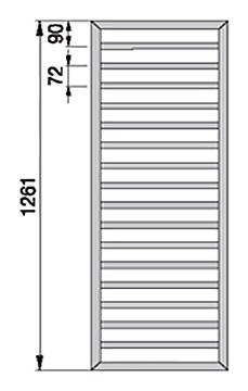 Полотенцесушитель Zehnder Subway SUBC-130-060