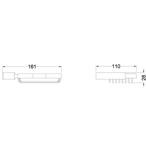 Мыльница настенная Schein Swing 322B