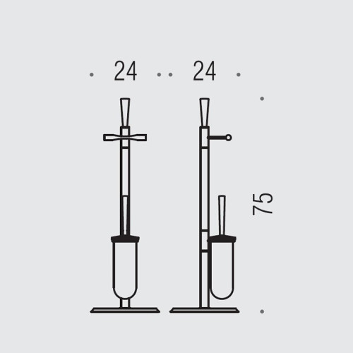 Напольная стойка Colombo Design Isole pantane B9416.000