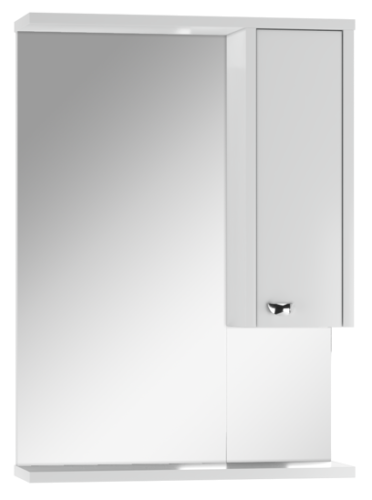 Шкаф-зеркало Блик 50 ЛАЙТ правый Домино