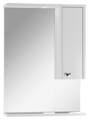 Шкаф-зеркало Блик 50 ЛАЙТ правый Домино