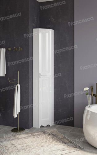 Пенал Francesca Империя угловой белый