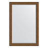 Зеркало настенное с фацетом EVOFORM в багетной раме виньетка состаренная бронза, 120х180 см, BY 3635