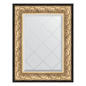 Зеркало настенное с гравировкой EVOFORM в багетной раме барокко золото, 60х77 см, BY 4036