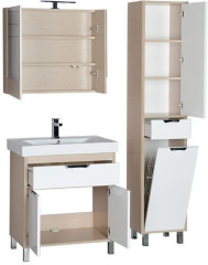 Мебель для ванной Aquanet Гретта 75 светлый дуб (камерино)