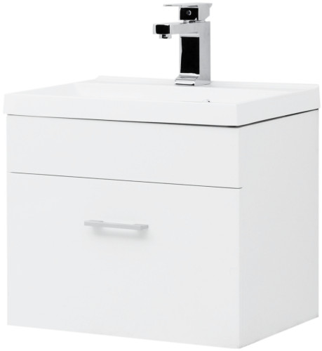 Тумба с раковиной Aquanet Нота 50 белый