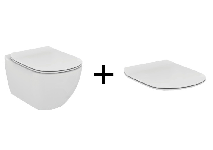 Промо-комплект Ideal Standard Tesi Подвесной унитаз + Сиденье в подарок (TT00001)