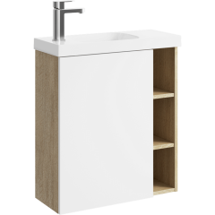 Подвесная тумба 60 см Aqwella ALB0106LDD+ALB0706WM
