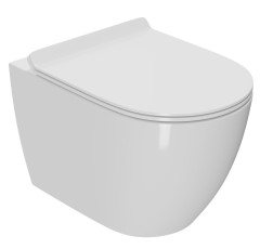 Унитаз подвесной безободковый Bauedge DREAM NL0001-PRO, белый