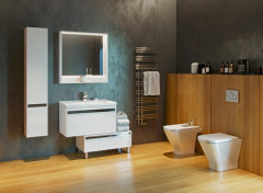 Зеркало AQUATON Капри 80 белое (1A230402KP010)