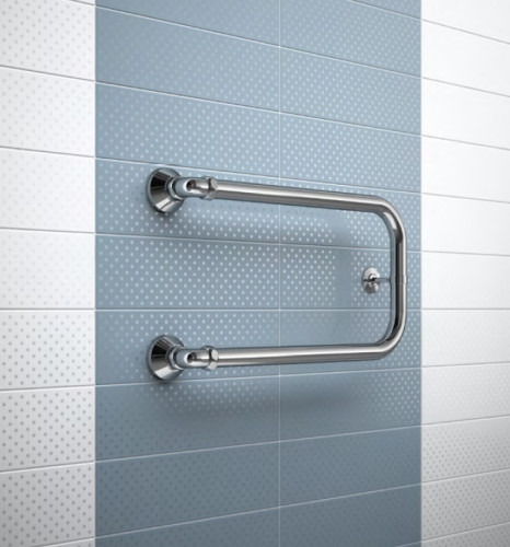 Полотенцесушитель водяной Маргроид Вид 35 форма П-образная 50х60, цвет Хром (B35 (3/4") 50*60)