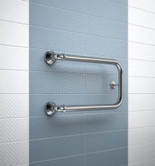 Полотенцесушитель водяной Маргроид Вид 35 форма П-образная 50х60, цвет Хром (B35 (3/4") 50*60)