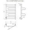 Полотенцесушитель Пэк сп 18 80*50 NEXT ЛЕВЫЙ 32 мм