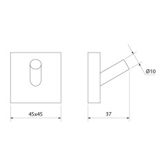 Крючок для полотенец Iddis Edifice EDISB10i41
