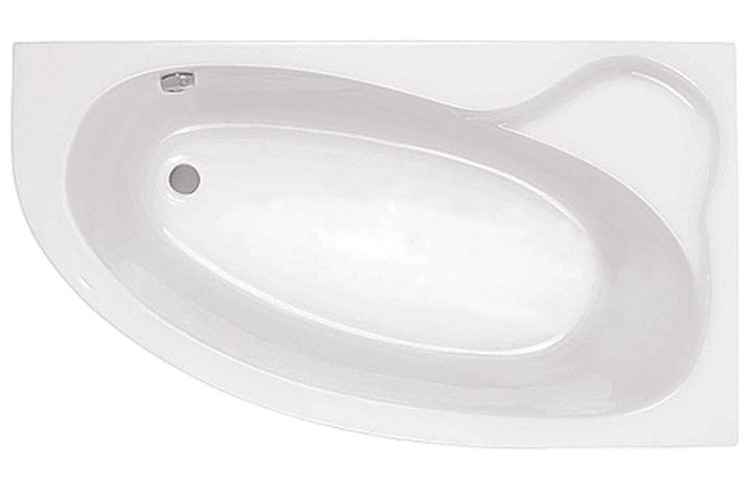 Ванна акриловая Santek Эдера асимметричная 170х110, правосторонняя, белая