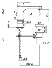 Смеситель Gattoni H2Omix1000 1043