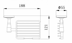 Мыльница Rush Balearic BA39410