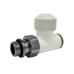 Прямой клапан SR Rubinetterie Tondera термостатический 1/2&quot;х3/4&quot; Е, цвет белый