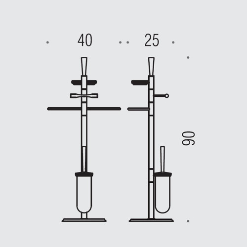 Напольная стойка Colombo Design Isole pantane B9418.000