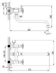 Смеситель Milardo Ontario ONTSBLCM10