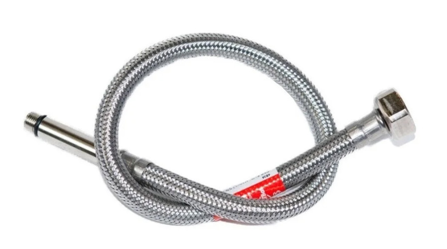 Гибкая подводка в полимерной ACB (антикоррозийной) оплетке для смесителя 40 см, 1/2-M10x1 L37, Г/Ш