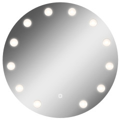 Зеркало Додома 700x700  гримерное с подсветкой Домино