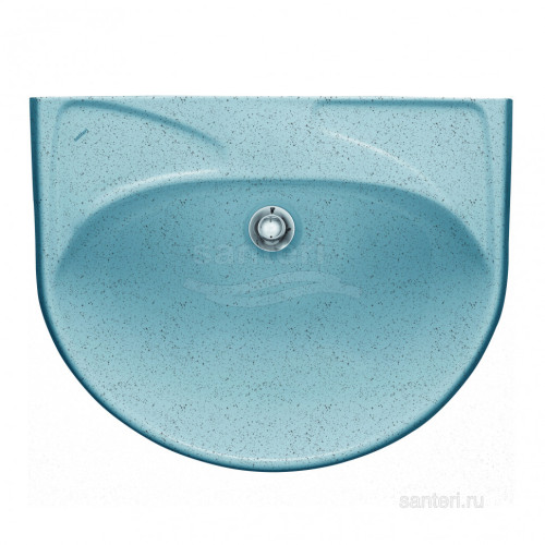 Раковина Santeri Вест с перел б/о крап голубой 131118S0301B0