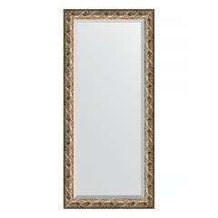 Зеркало настенное с фацетом EVOFORM в багетной раме фреска, 76х166 см, BY 1309