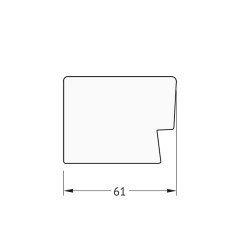 Зеркало настенное EVOFORM в багетной раме алюминий, 74х74 см, BY 3236