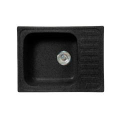 Кухонная мойка Formastone Fosto  КМ 64-49, прямоугольная с крылом, обсидиан