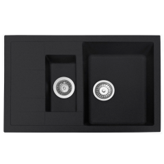 Кухонная мойка Formastone FostoGran FG 76-48, прямоугольная, антрацит