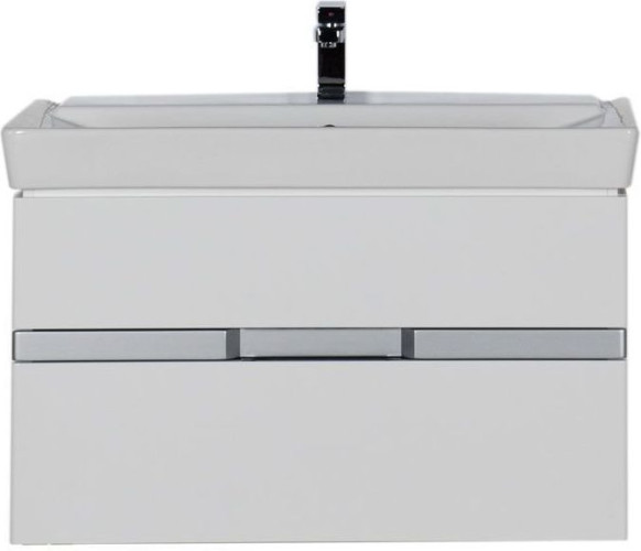 Тумба с раковиной Aquanet Виго 100 белый