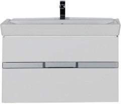 Тумба с раковиной Aquanet Виго 100 белый