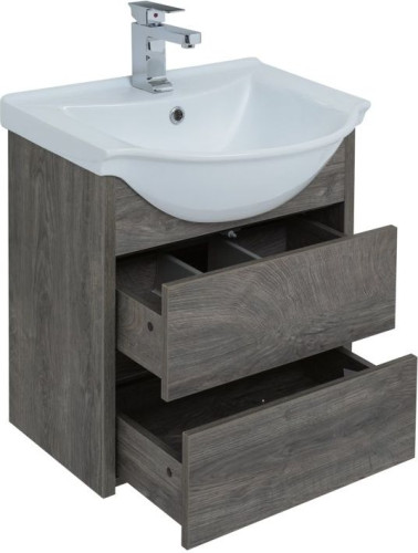 Тумба с раковиной Aquanet Сидней 60 дуб рошелье