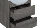 Тумба с раковиной Aquanet Сидней 60 дуб рошелье