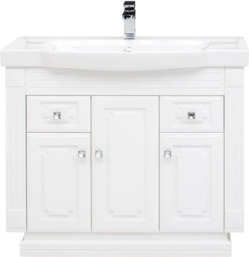 Тумба с раковиной Aquanet Фредерика 100 белый