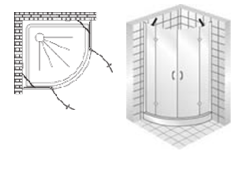 Душевой уголок  Vegas Afrodite S 100