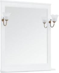 Зеркало Aquanet Валенса NEW 85 белый