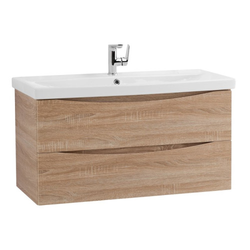 База под раковину подвесная BelBagno MARINO-CER-900-2C-SO-RG-P Rovere Grigio