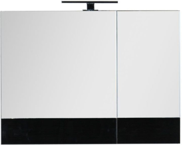 Зеркало-шкаф Aquanet Верона 90 черный