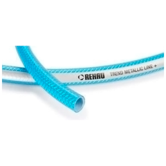 Шланг REHAU METALLIC LINE, экологический из полиуретана, без арматуры 13 мм 1/2&quot;, 20м