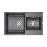 Мойка кварцевая Paulmark TANDEM, PM238250-DG, графит, 820х500 мм, Paulmark