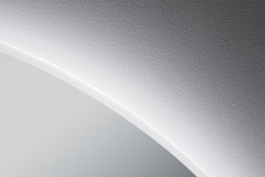 Xpertials SASER, круглое зеркало 60 см, LED свет, вкл/выкл с диммером, антизапотевание