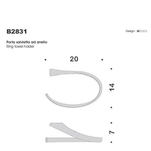 Кольцо для полотенец Colombo Design Land B2831.000